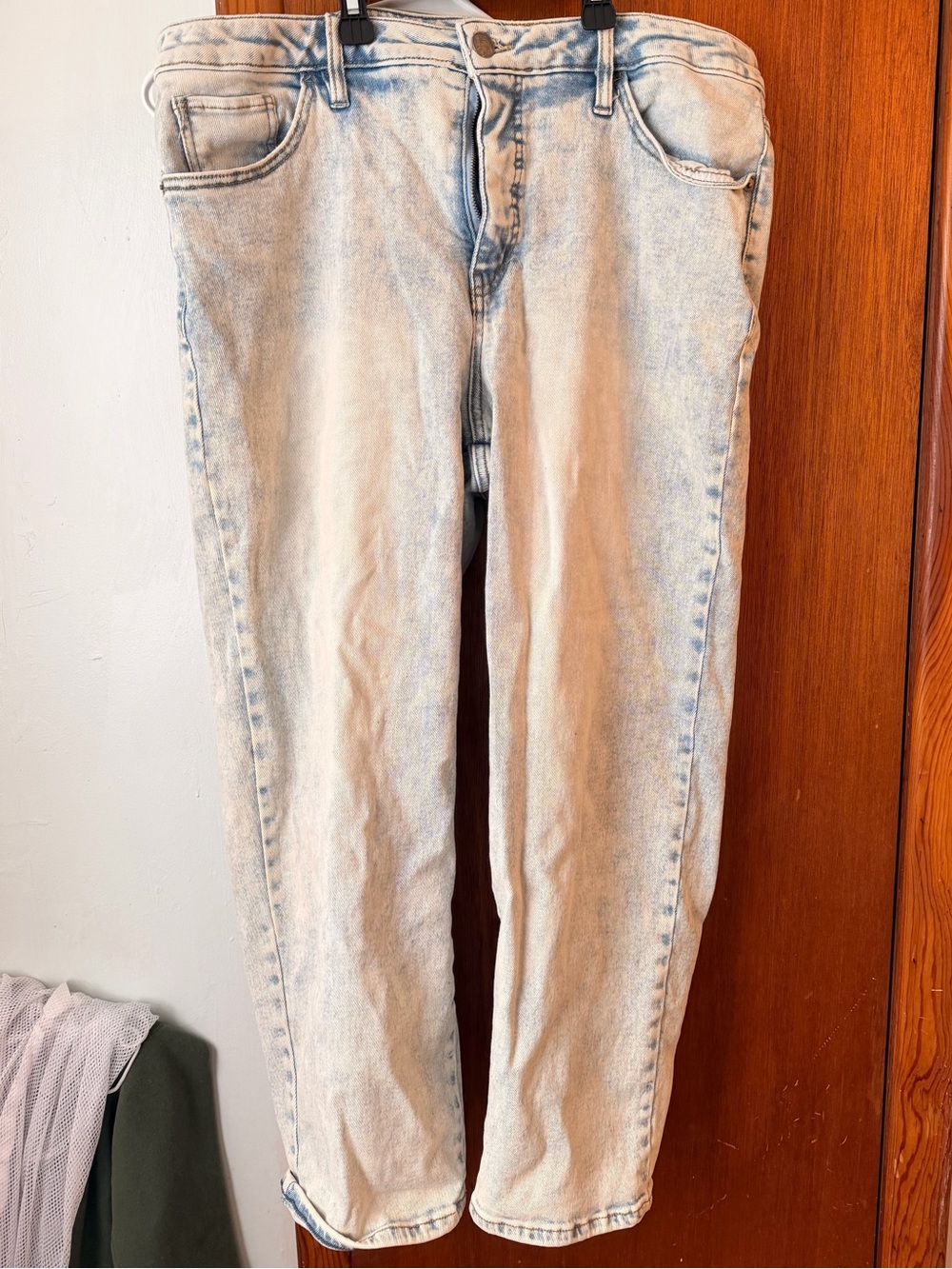 Ava & Viv Light Wash High-Rise Jeans - Pale Blue
